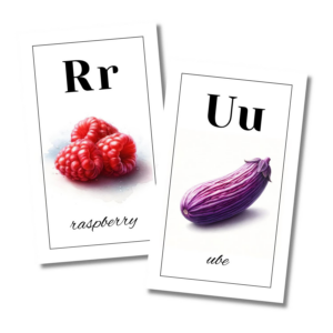 Cover image for Printable fruit and veggie cards