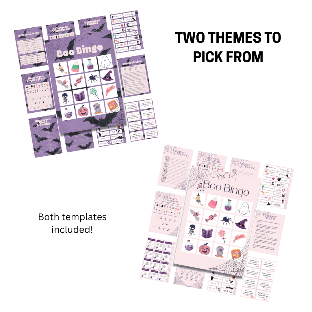 Halloween Printables Game Pack - Image 2