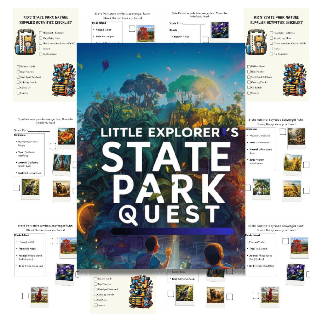 State Park Kids Activity Bundle Cover image