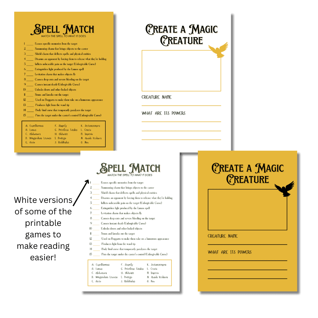 Watch Party Pack: Witches & Wizards (Harry Potter-themed) in Hufflepuff - Image 2