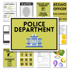 Cover image for police dramatic play kit