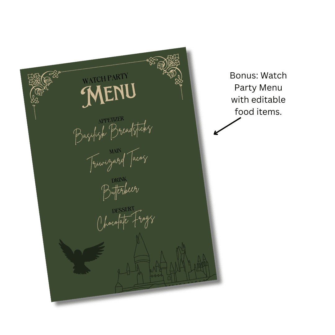 Watch Party Pack: Witches & Wizards (Harry Potter-themed) in Slytherin - Image 5