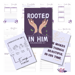 Cover image for the printable prayer journal PLR product