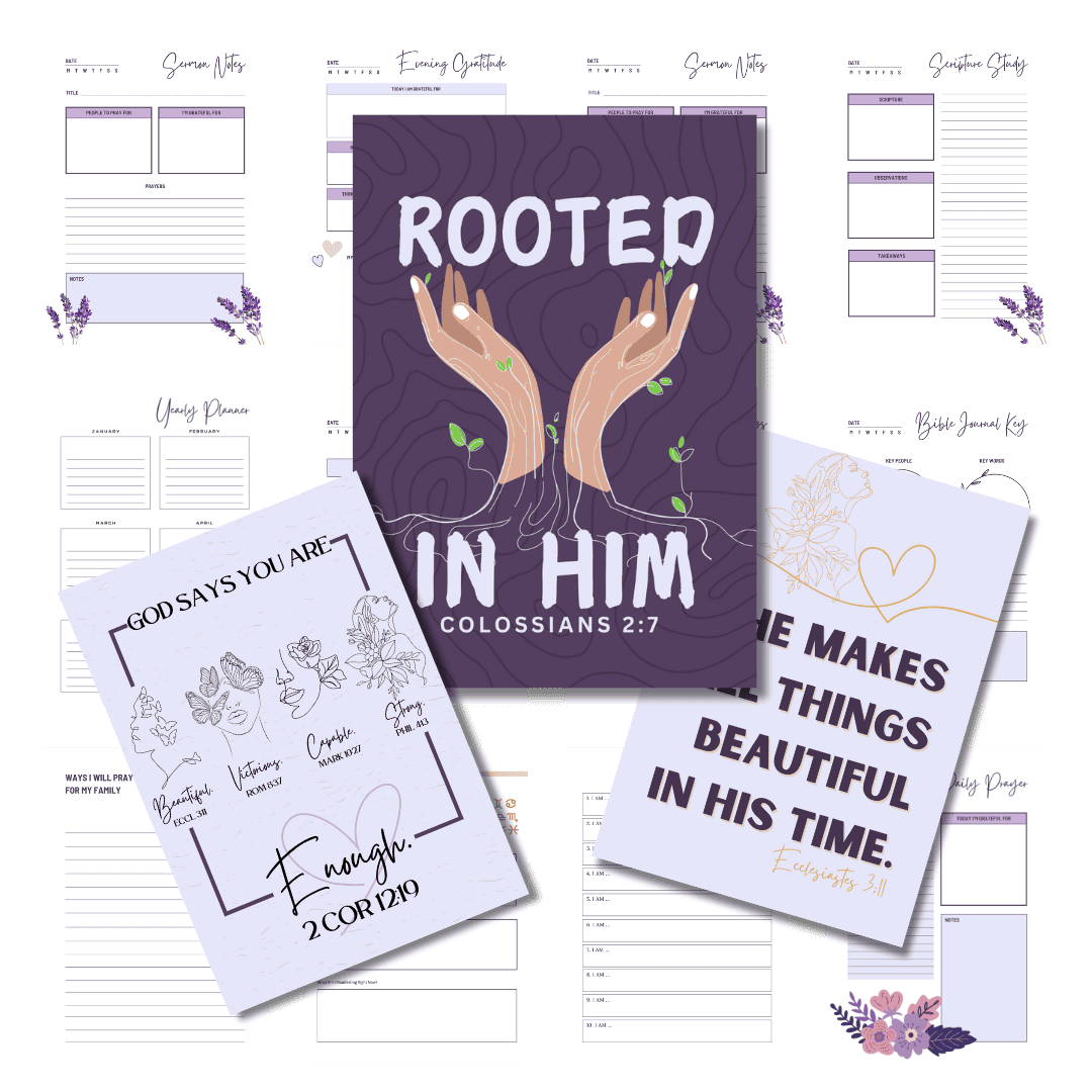 Cover image for the printable prayer journal PLR product