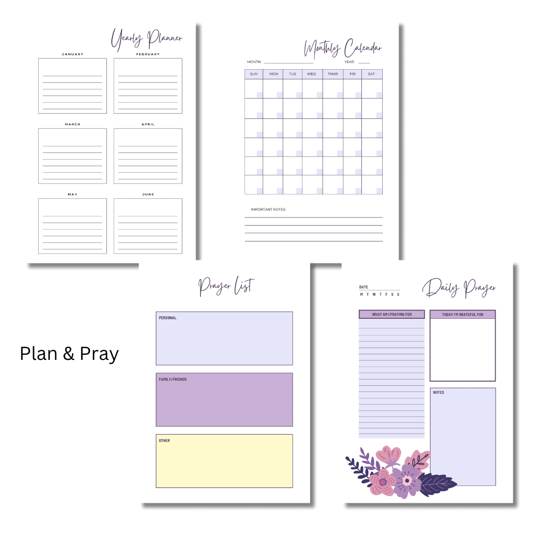 Printable Prayer Journal (with Canva Template) - Image 3