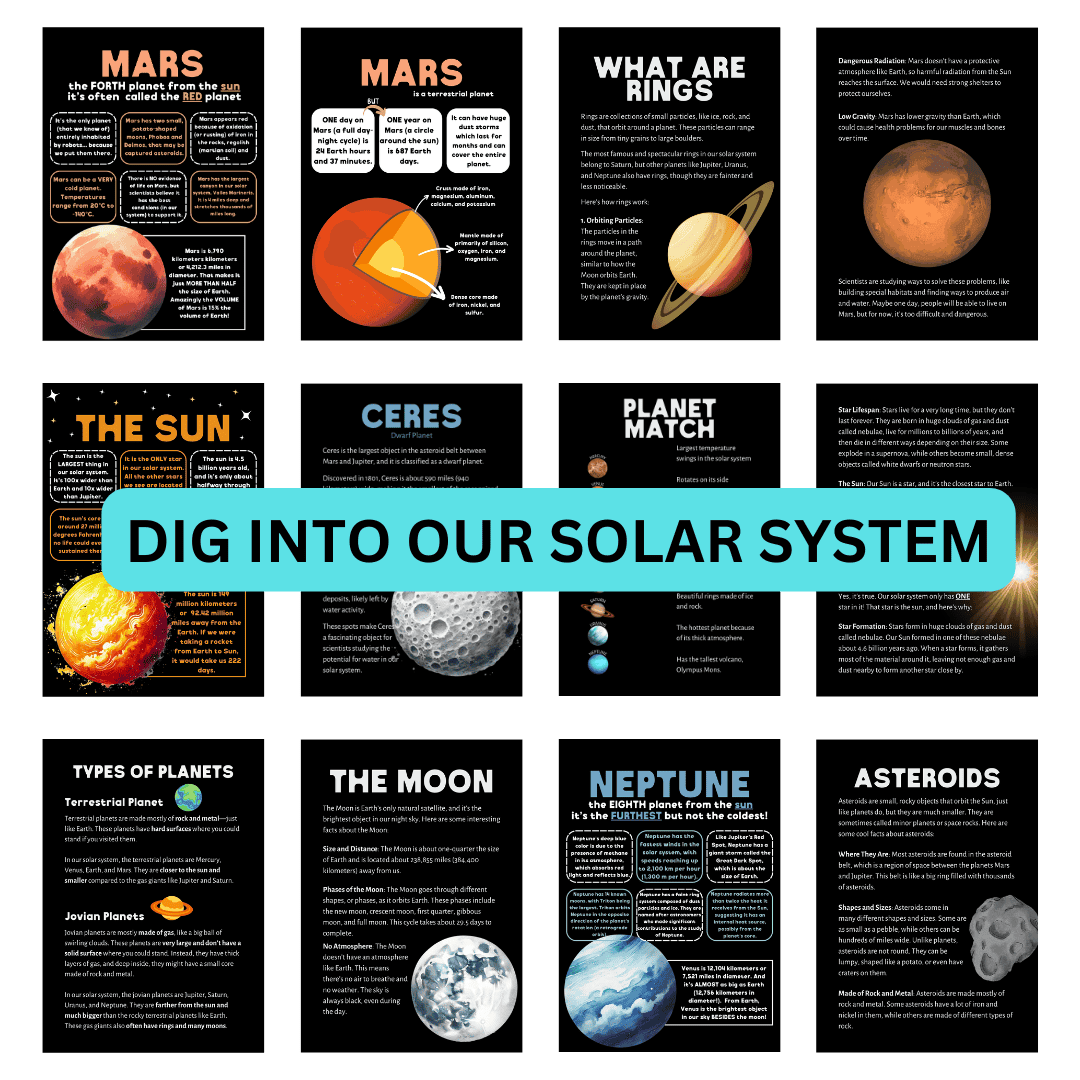 Let’s Study: Our Solar System in Black - Image 5