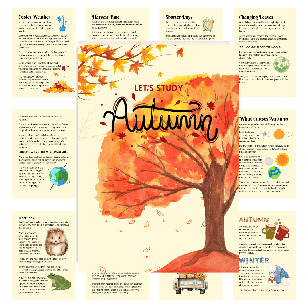 Unit Study: Autumn (Blue, Yellow & White Inc.) - Image 7