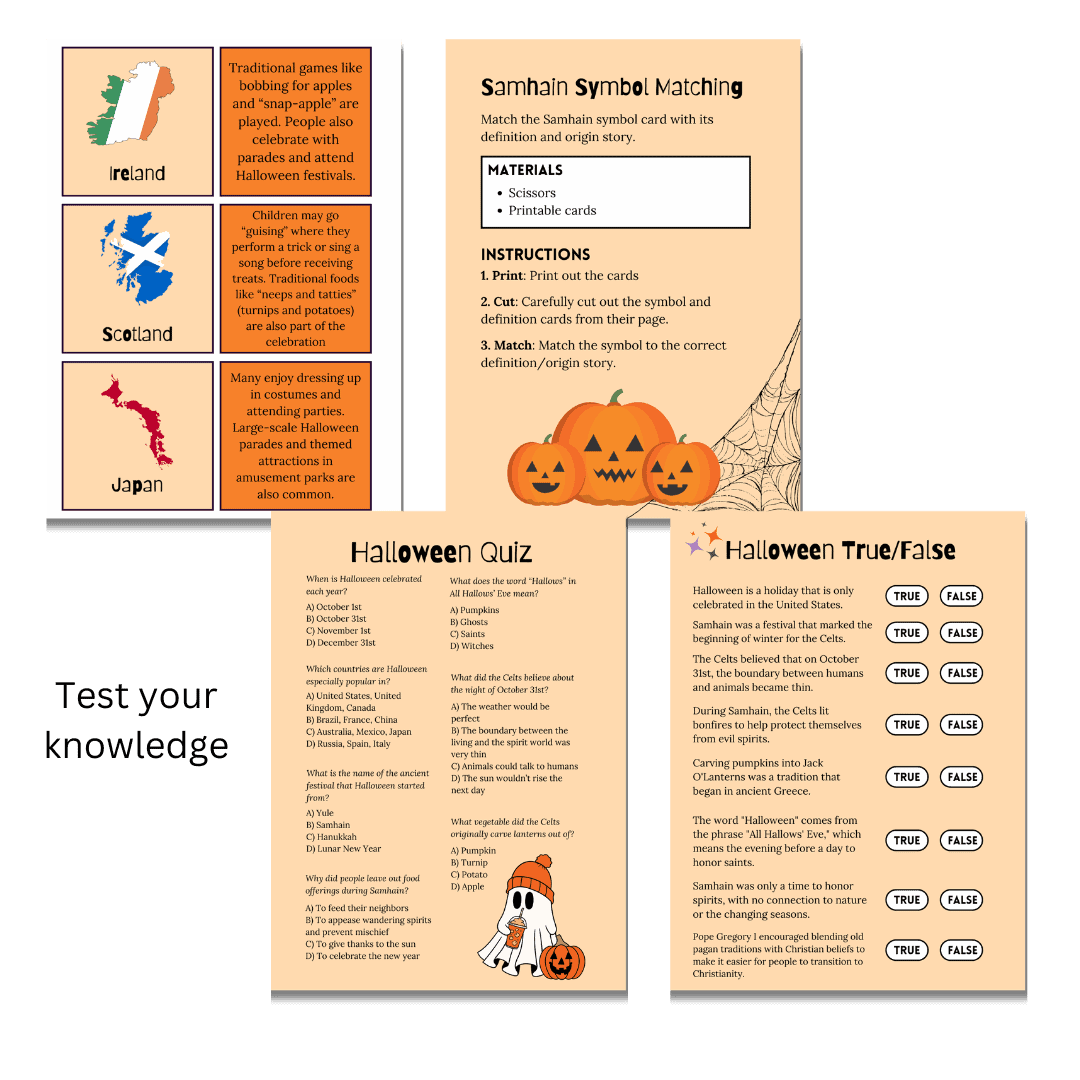 Unit Study: Halloween (Orange, Pink and White, incl.) - Image 4