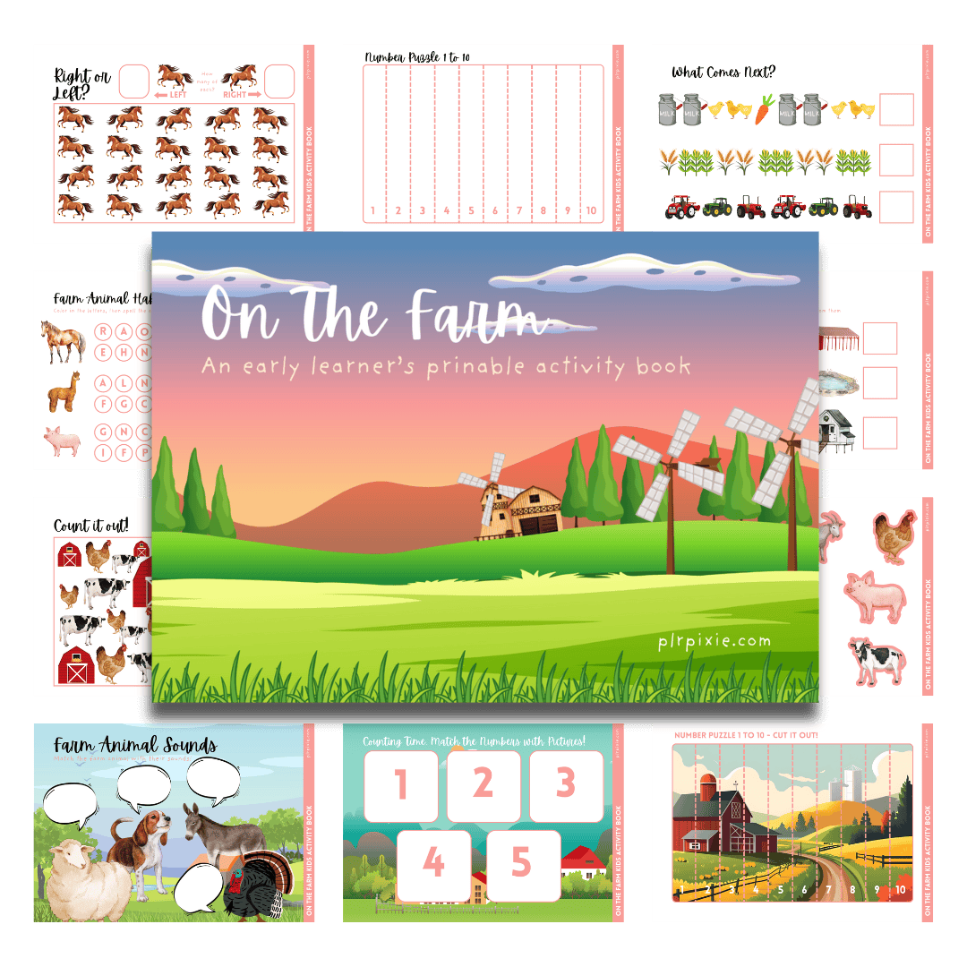 Pink on the farm cover