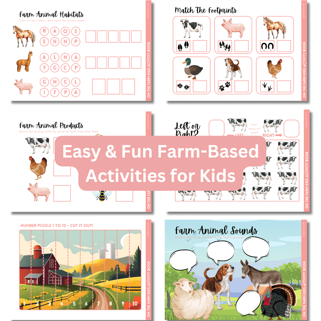 On the Farm Busy Book in Pink - Image 4