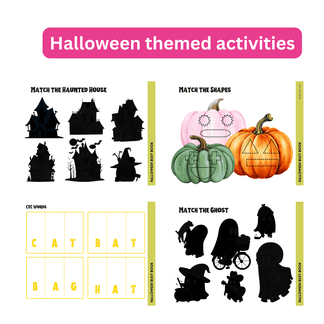 Halloween Busy Book in Green - Image 2