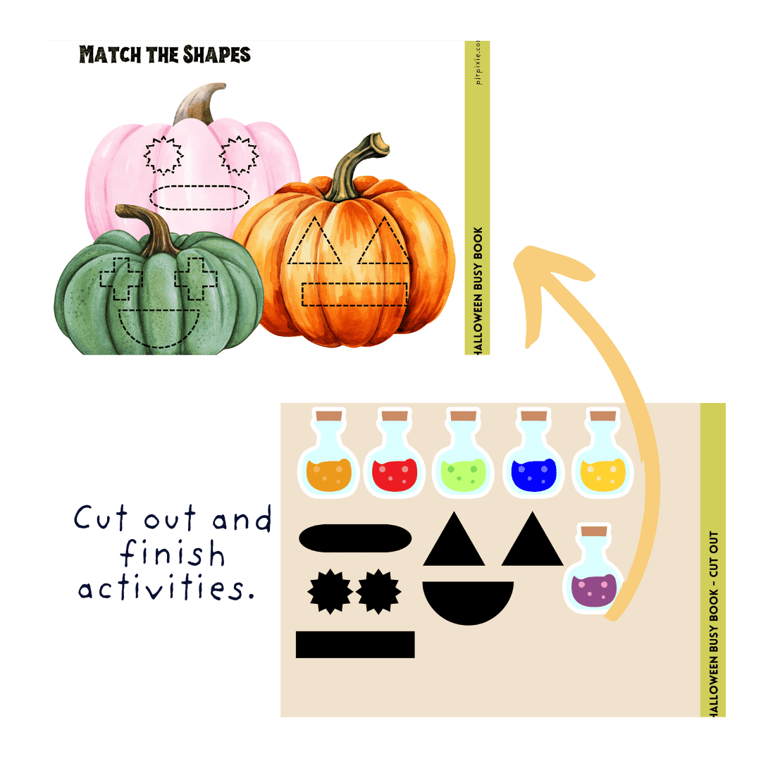 Halloween Busy Book in Green - Image 4