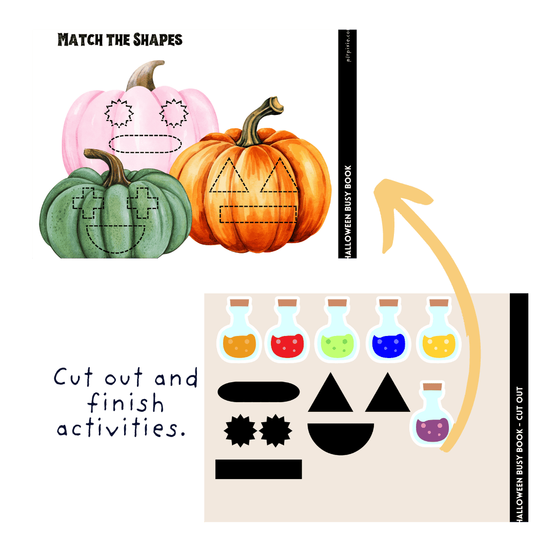 Halloween Busy Book in Black - Image 4