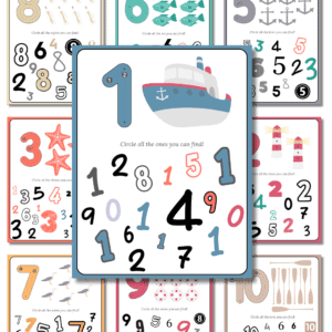 Cover image for numbers find and circle bundle
