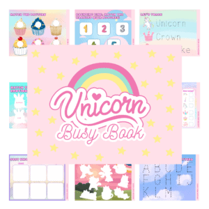 Cover image for pink busy book