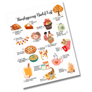 thanksgiving bucket list