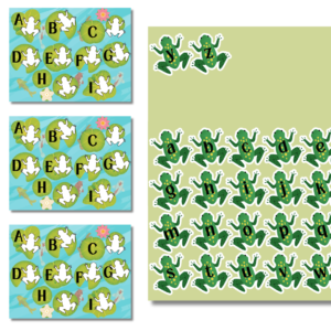 Cover image for frog alphabet activity