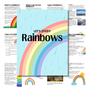 Cover image for rainbows unit study