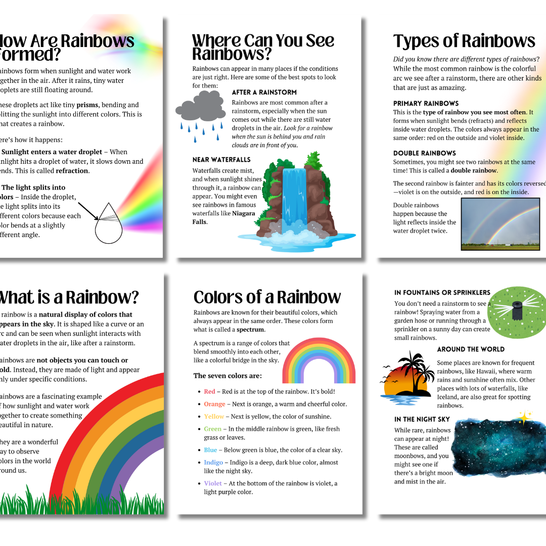 Unit Study: Rainbows - Image 5