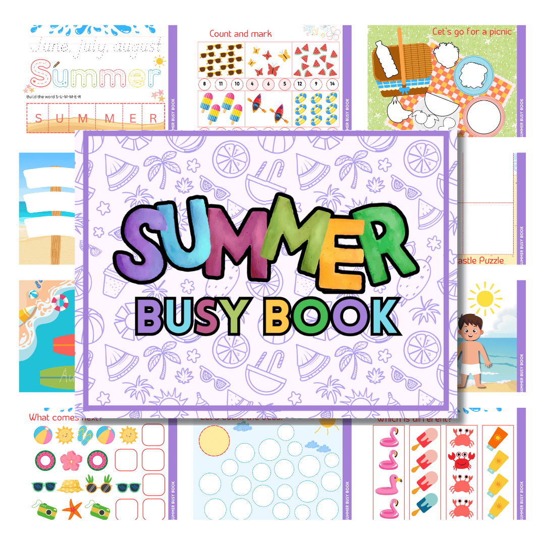 Sumer busy book in purple