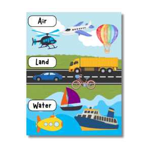 Transportation busy book
