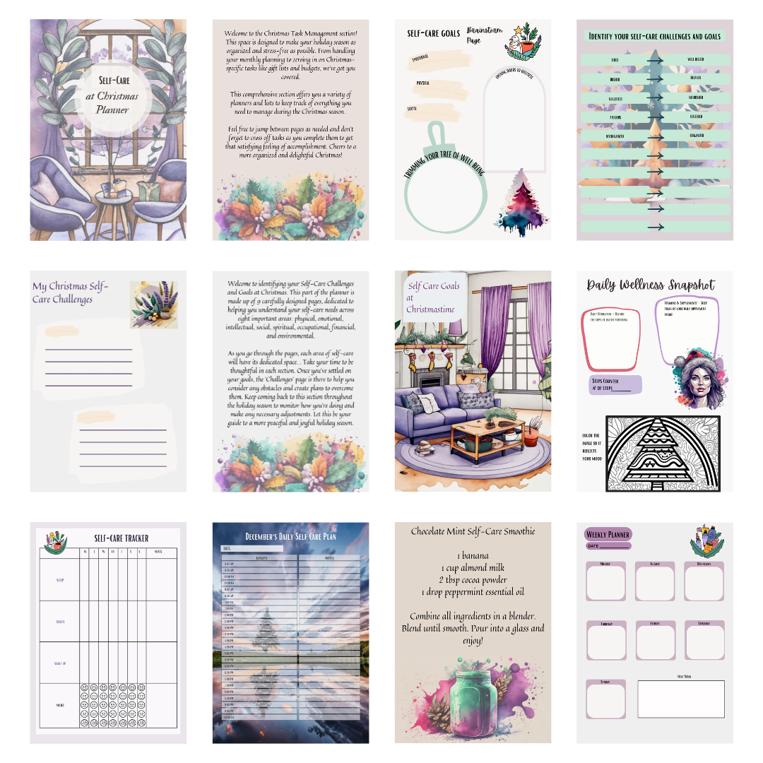Self Care at Christmas Planner - Image 2