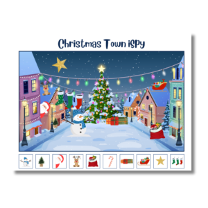 christmas town ispy