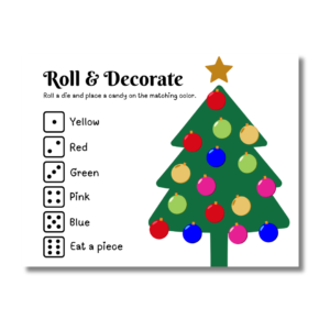 Roll and decorate Christmas Tree