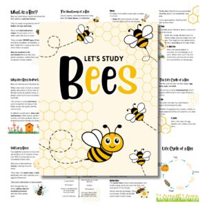 Cover for bees unit study in yellow