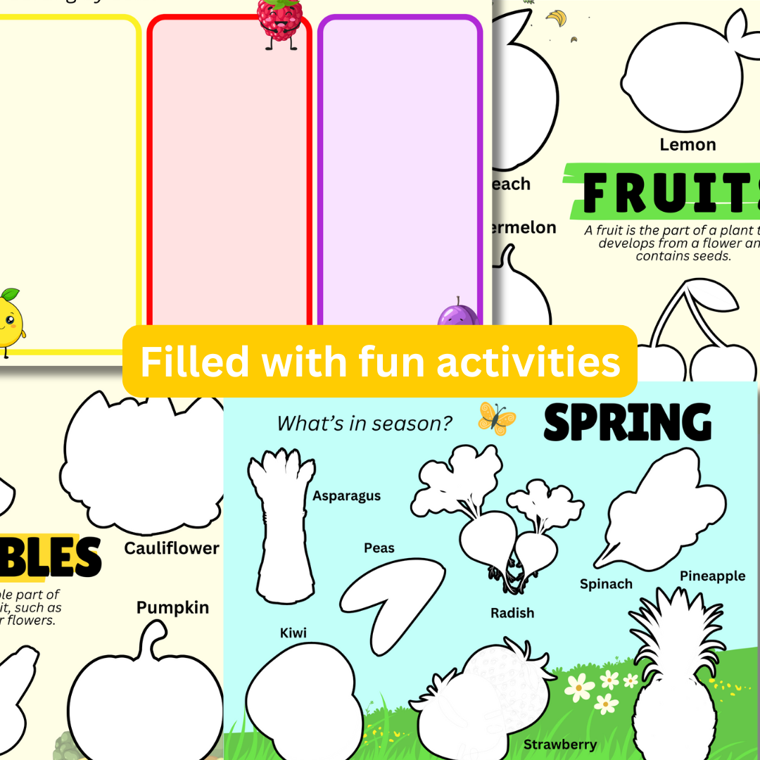 Fruit & Veggies Busy Book - Image 4