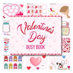 Cover image for pink Valentine's Day Busy book