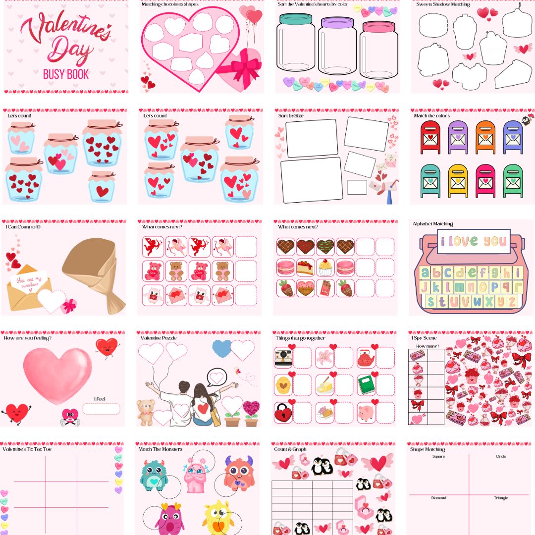 Valentine's Day Busy Book - Image 5