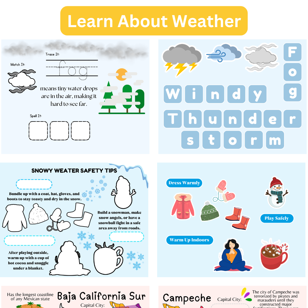 Weather Busy Book - Image 2