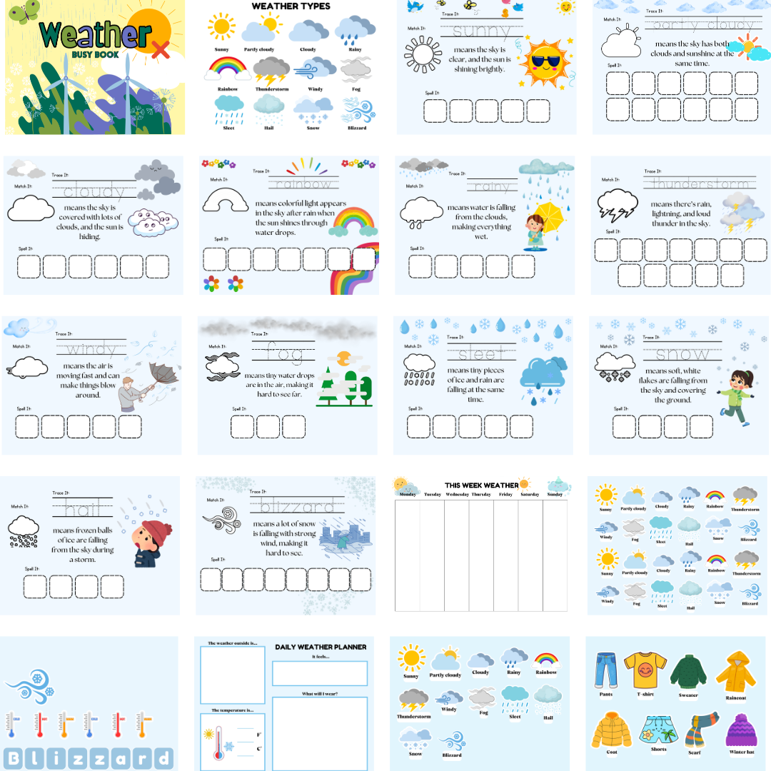 Weather Busy Book - Image 5