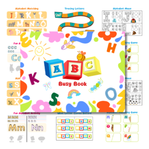ABC Busy Book in White