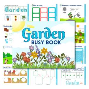 Garden Busy Book in Blue