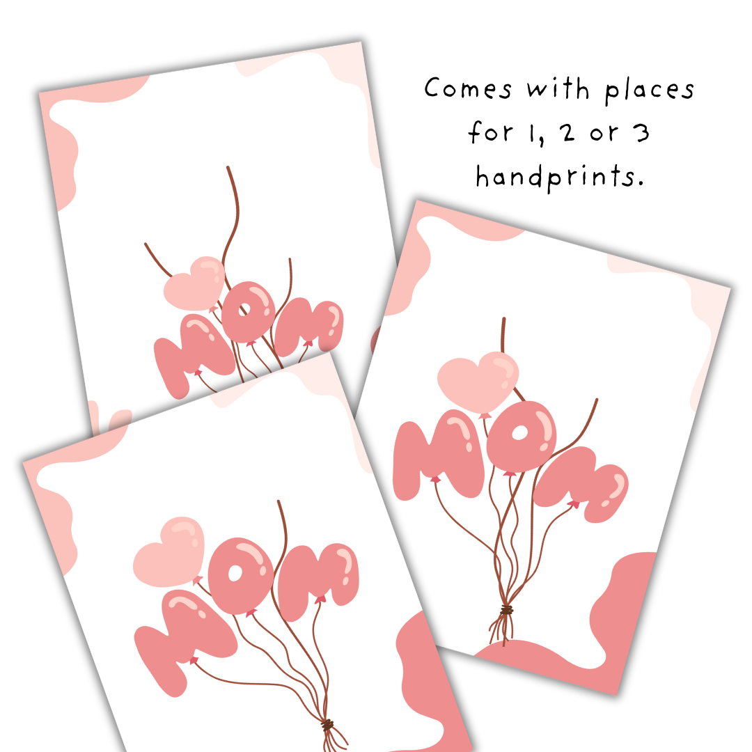 Mother's Day Balloon Handprint Craft - Image 2