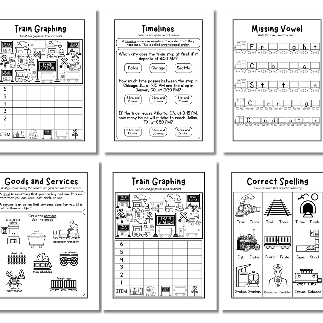 Trains No Prep Pack - Image 2
