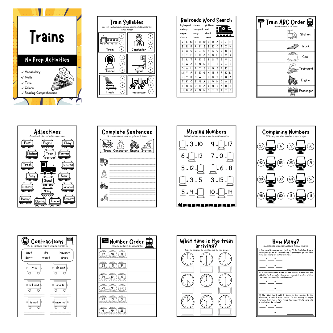 Trains No Prep Pack - Image 4