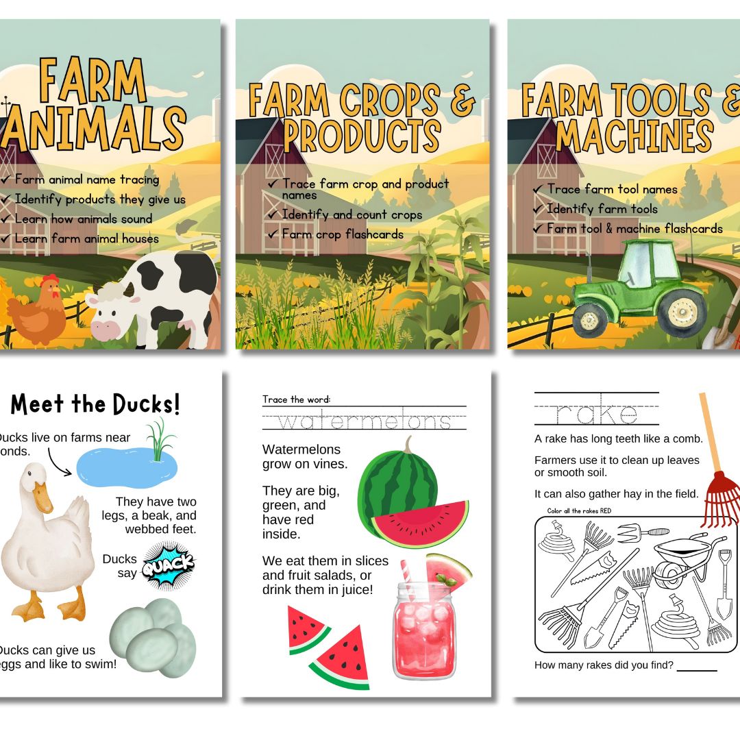 Farm Unit Study (Pre-K and Kindergarten) - Image 3