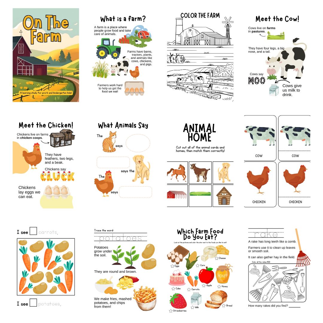 Farm Unit Study (Pre-K and Kindergarten) - Image 5