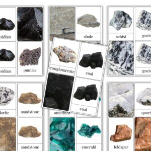 Rocks, Minerals & Gemstones Investigative Cards