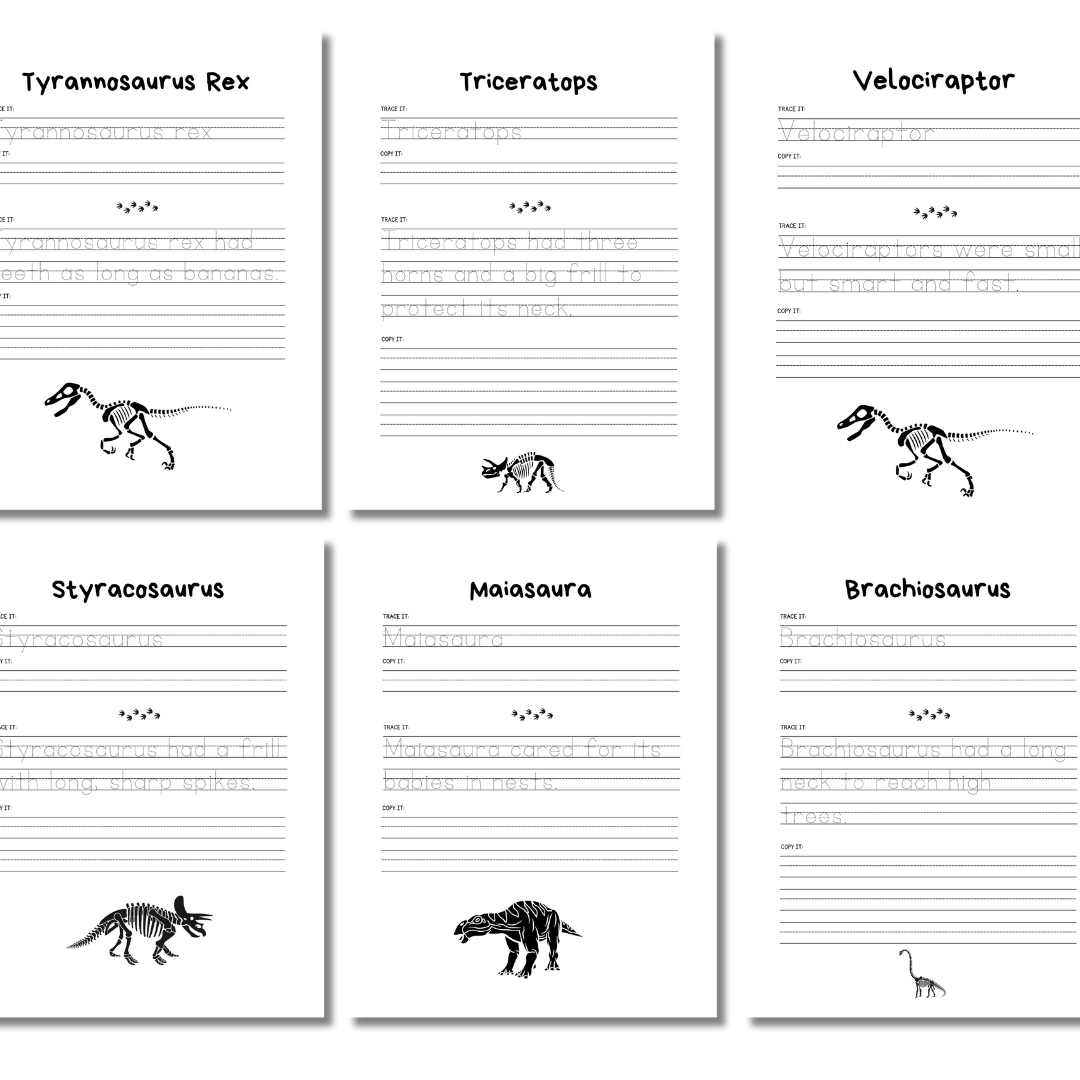 Dino Copywork - Image 2