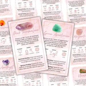 Cover image for the love and healing crystal cards
