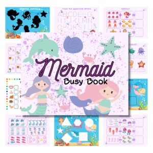 Cover image for mermaid busy book