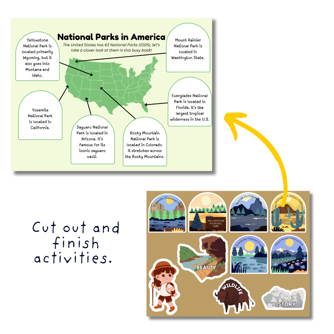 National Parks Busy Book - Image 3