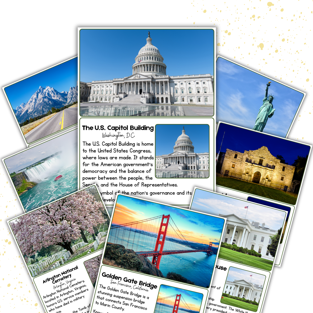 Symbols of America flip book cover