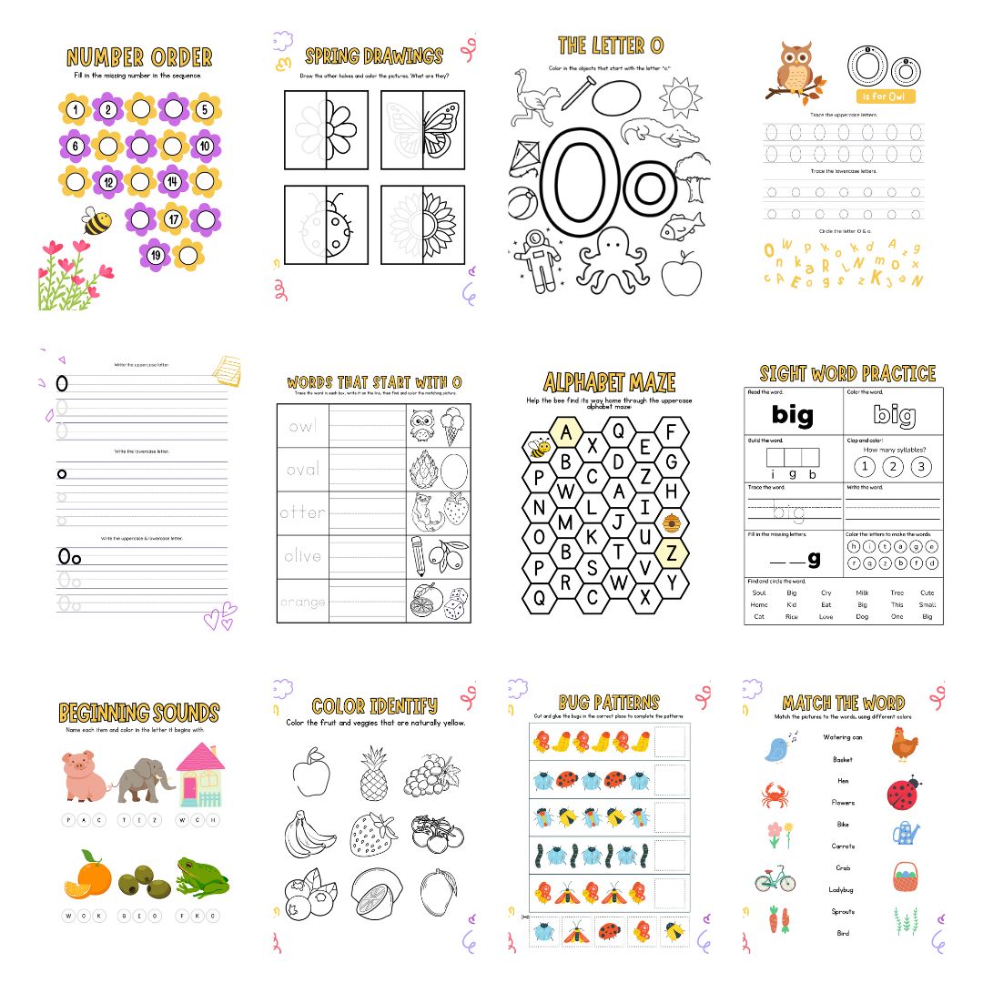 April Preschool Morning Menu - Image 3