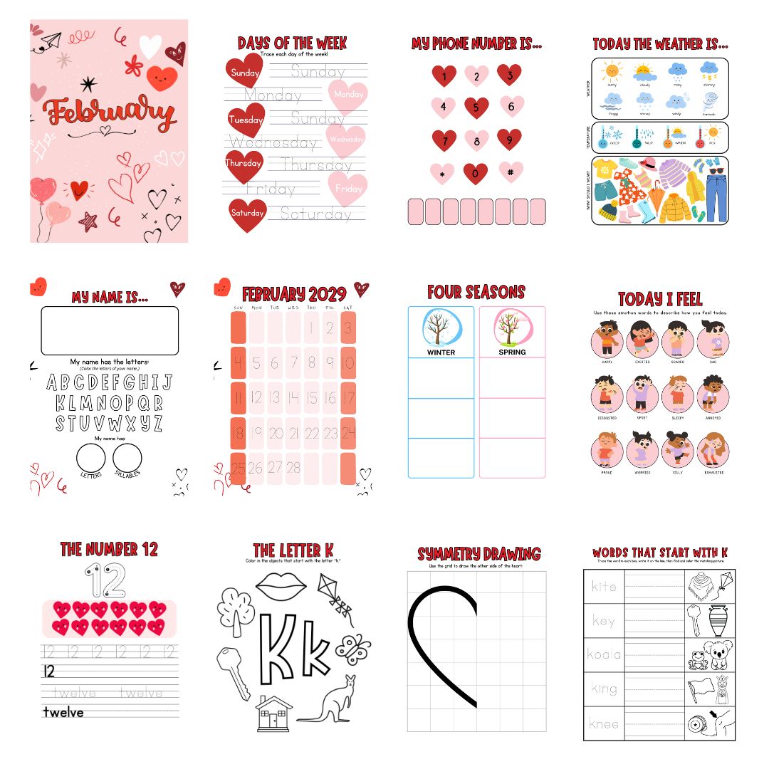 February Preschool Morning Menu - Image 4