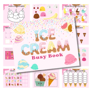 Cover image for ice cream busy book